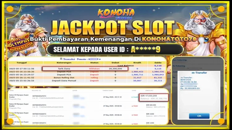 Gila! Jackpot Super Gates of Olympus Rp20 Juta dari 50RB! - jackpotmanis.com