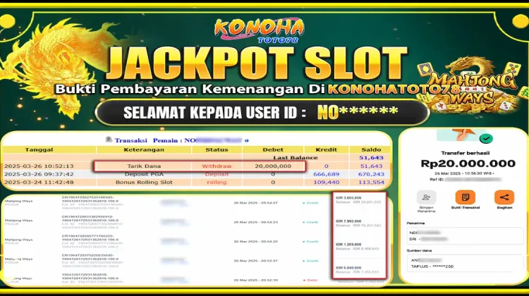 Mahjong Ways 2 Jadi Cuan di KONOHATOTO78