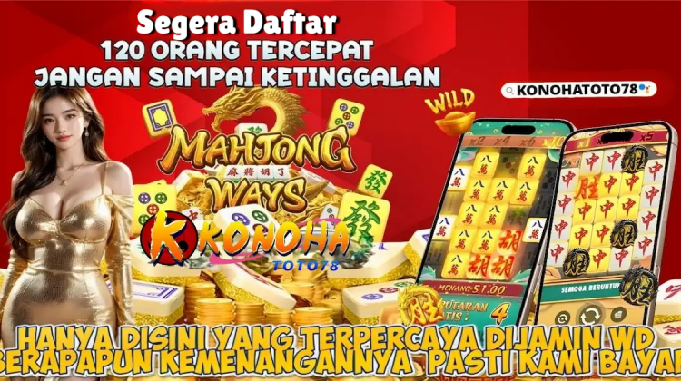 Main Mahjong Ways 2 di KONOHATOTO78 WD 50JT