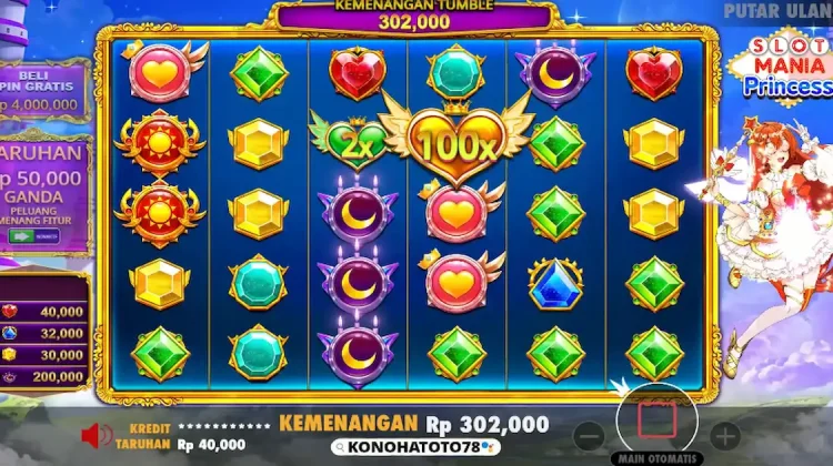 Slot Mania Starlight Princess JP 32 Juta di KONOHATOTO78 - Jackpotmanis