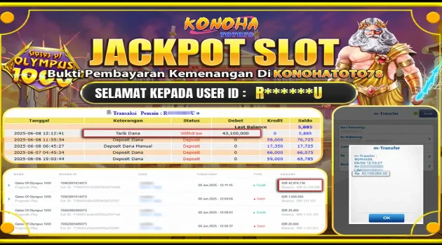 Pola Olympus 1000 Ini Lagi Gacor Parah! Bukti Nyata Jackpot 43,1 Juta!