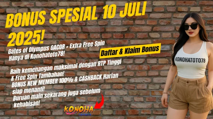 Bonus Gates of Olympus Spesial di Konohatoto78
