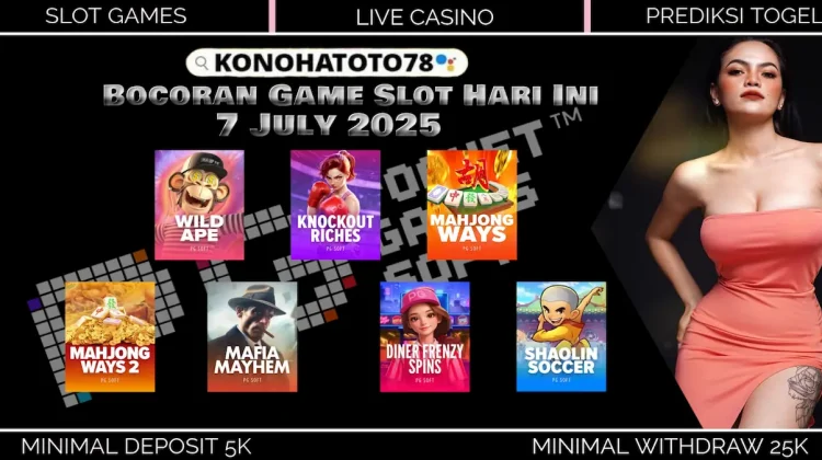 Info RTP Slot Terbaru di Konohatoto78 Hari Ini