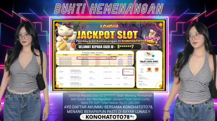 Pola Jackpot Lucky Neko PG Soft, Raih Rp21 Juta di Konohatoto78