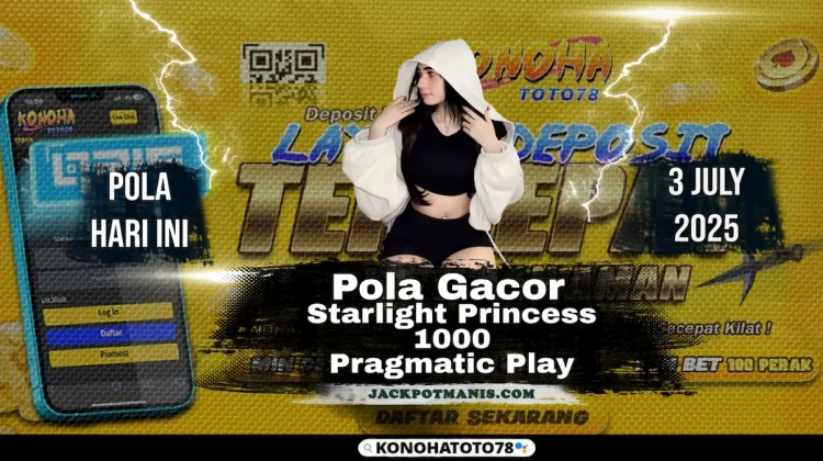 Pola Slot Starlight Princess 1000 Gacor JP 5000x Hari Ini!