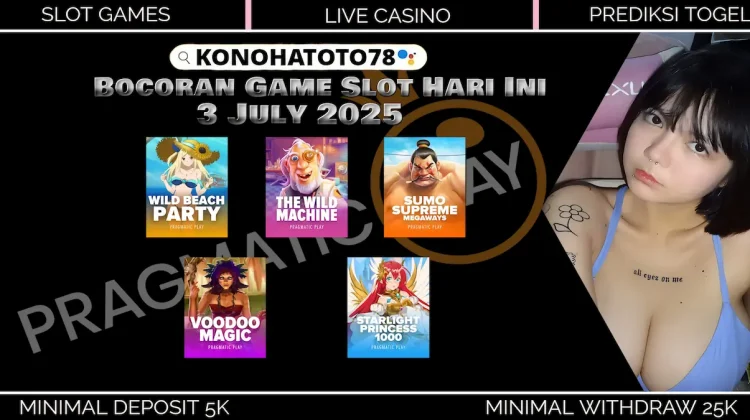 Prediksi Slot Hari Ini: Bocoran Gacor Konohatoto78 3 Juli