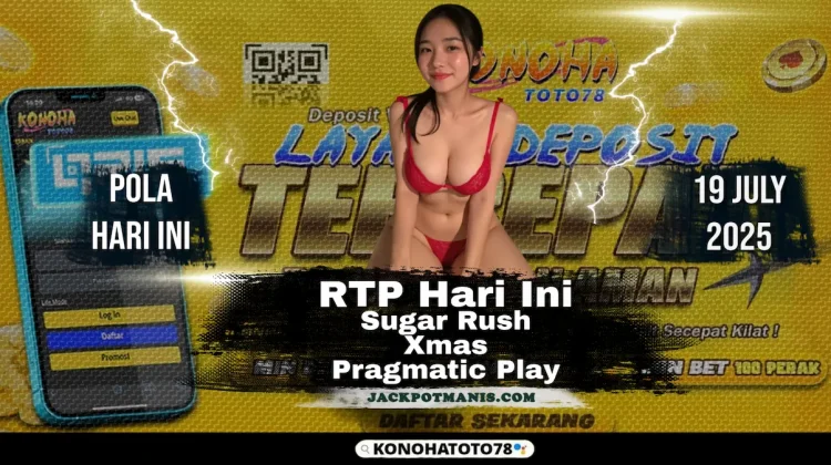RTP Sugar Rush Xmas Tertinggi di Konohatoto78 Hari Ini!
