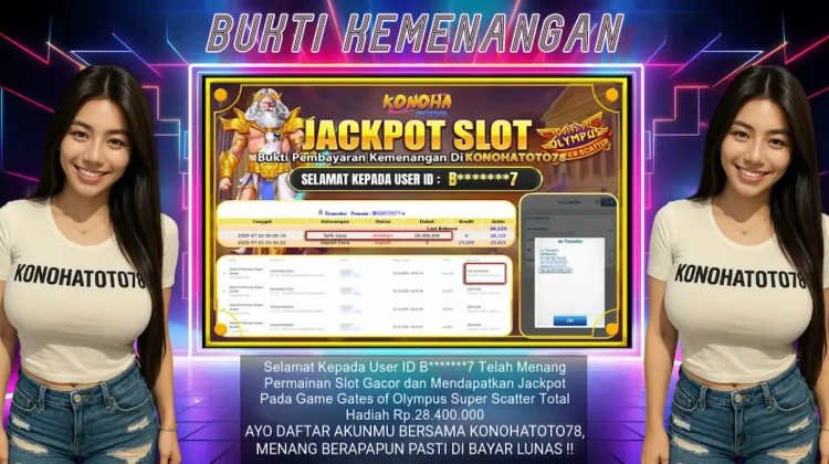 Slot Deposit 25rb WD 28,4 Juta di Konohatoto78