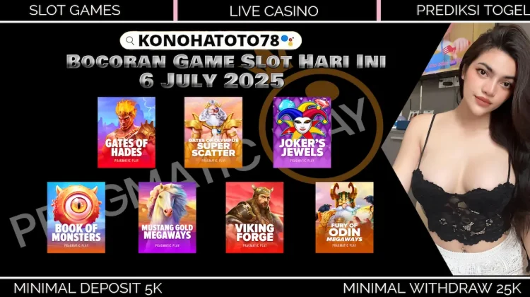 Slot Gacor Pragmatic Play Gampang Menang di Konohatoto78