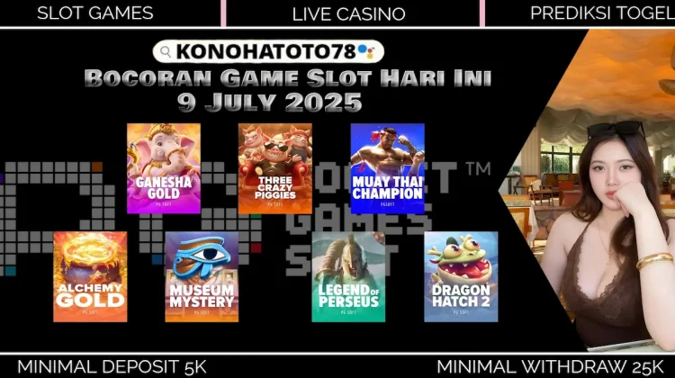Slot Gacor Terbaik Hari Ini – Jackpot Pasti Cair di Konohatoto78!