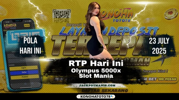 Slot Mania Olympus 5000x RTP 97% Hari Ini! Daftar Sekarang!
