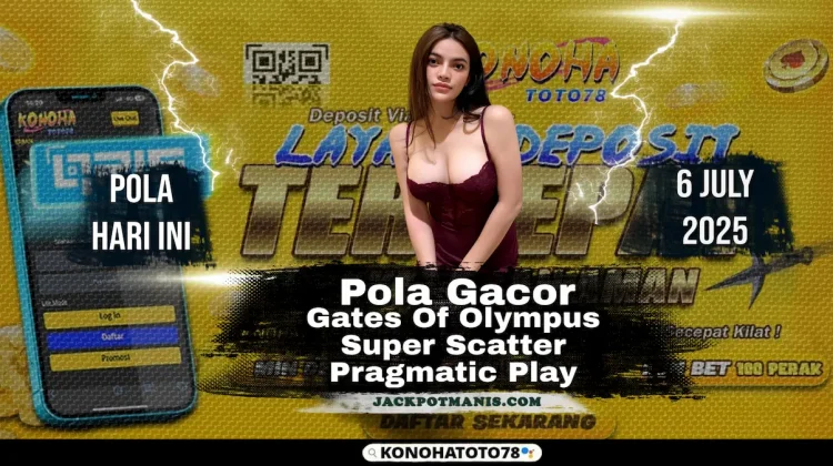 Super Scatter JP Olympus: Cara Dapat JP di Konohatoto78