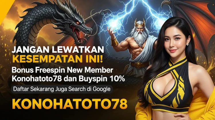 Bonus Freespin New Member Konohatoto78 Buyspin 10%